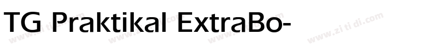 TG Praktikal ExtraBo字体转换